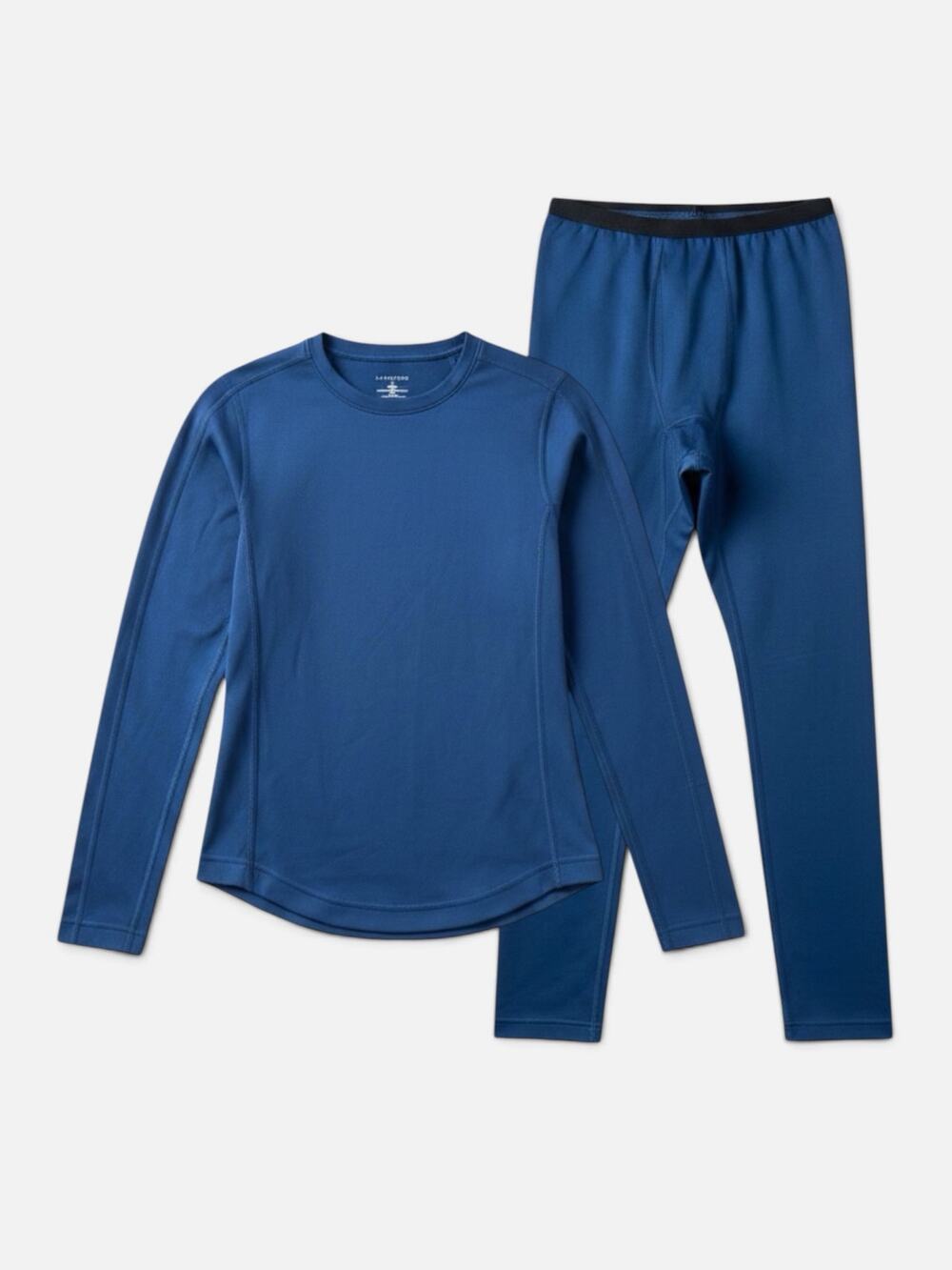 Lands’ End Thermal Base Layer Thermaskin Set, Boy’s Size 10-12, Blue
